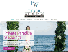 Tablet Screenshot of bluevenadoweddings.com